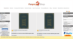 Desktop Screenshot of fanproshop.de